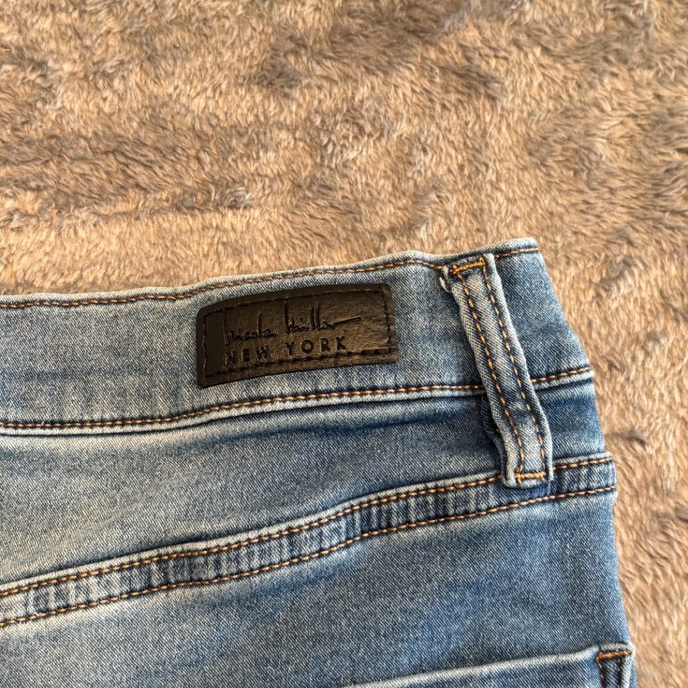Nicole Miller Soho High Rise Ankle Skinny Jeans Women's Size 12 30x28 Stretch - Picture 10 of 10